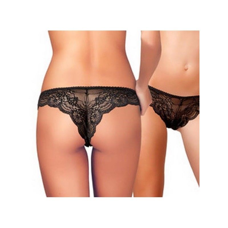 MARILYN Perizoma Donna In Viscosa E Cotone Con Pizzo – Traspirante, Morbido, Invisibile Sotto I Vestiti – Taglie S/M/L
