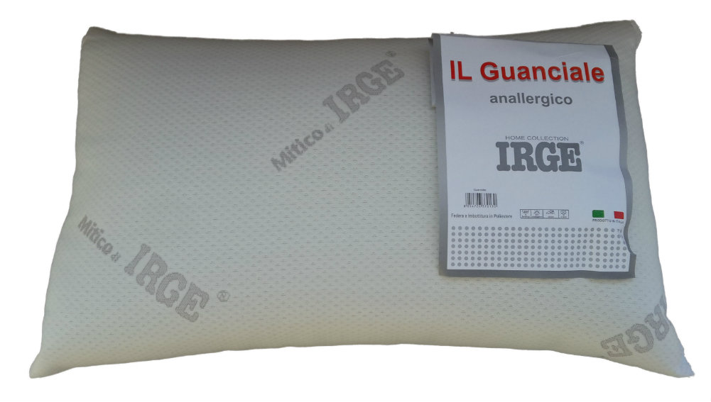 Guanciale Irge anallergico Anti acaro e Igienico made in Italy Guanciale Irge anallergico Anti acaro e Igienico made in Italy
