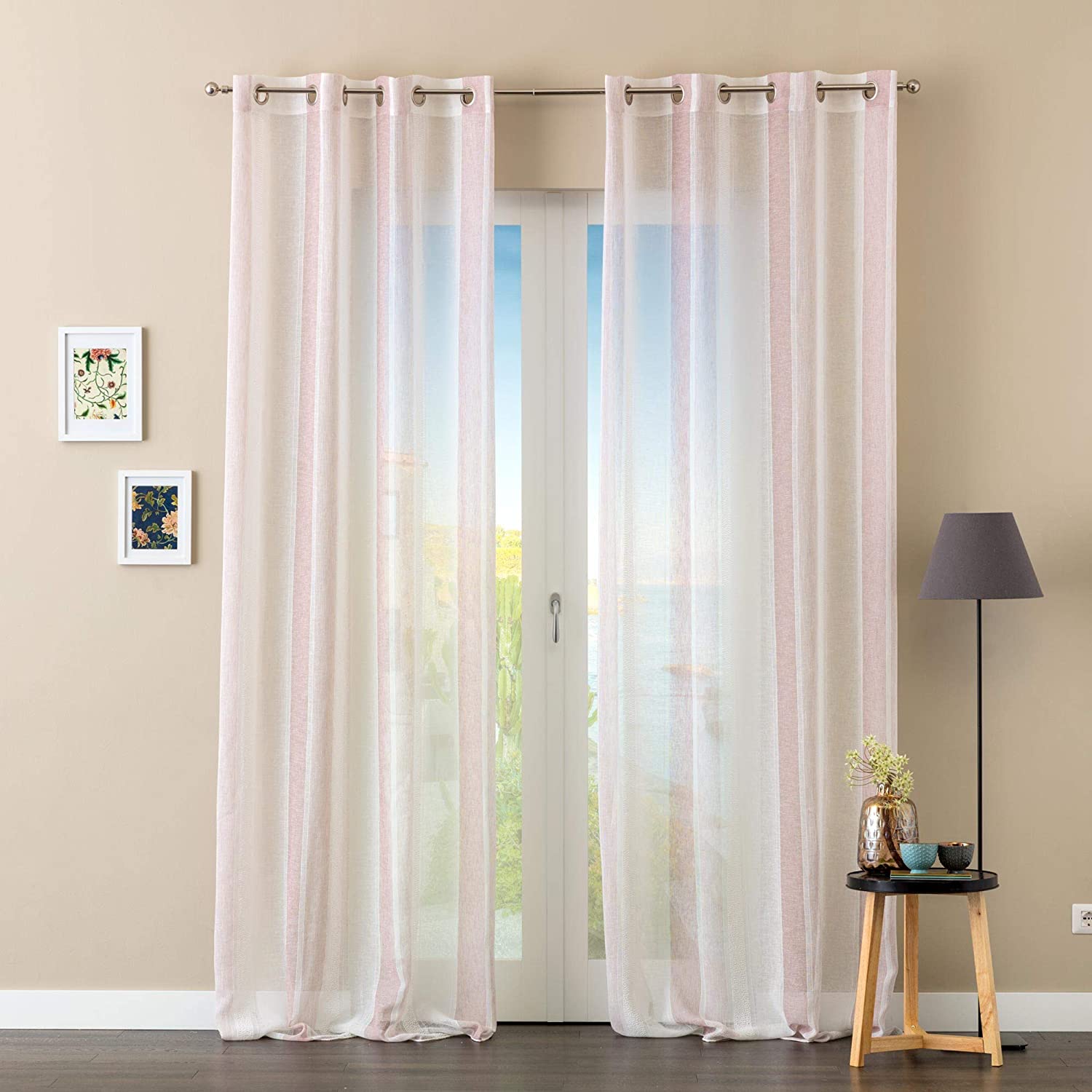 Tenda canapone pesante coprente tessuto grezzo cm 140x280 :: Easy Home Store