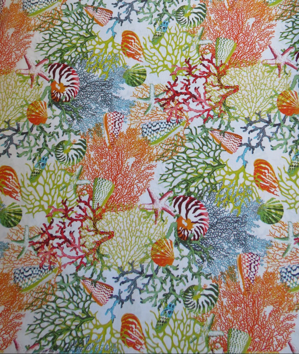 Cuscino per lettino prendisole esterno corallo con cuscino abbianto 59x190cm