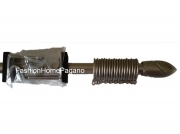 Bastone per tenda acciaio satinato-lucido estensibile 120-210 cm