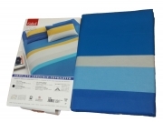 Completo letto lenzuola matrimoniale in puro cotone Gabel