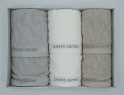 Set asciugamani spugna 3 viso e 3 ospite Pierre Cardin vari modelli